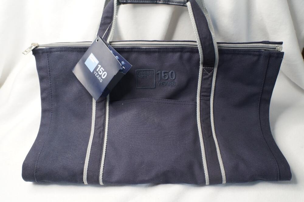 Scarborough & Tweed Goldman Sachs 150 Year Canvas Duffel Garment Bag w/ Dust Bag